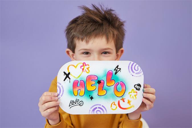 Kreatív festékszóró készlet, MAPED CREATIV "Airbrush Maker"